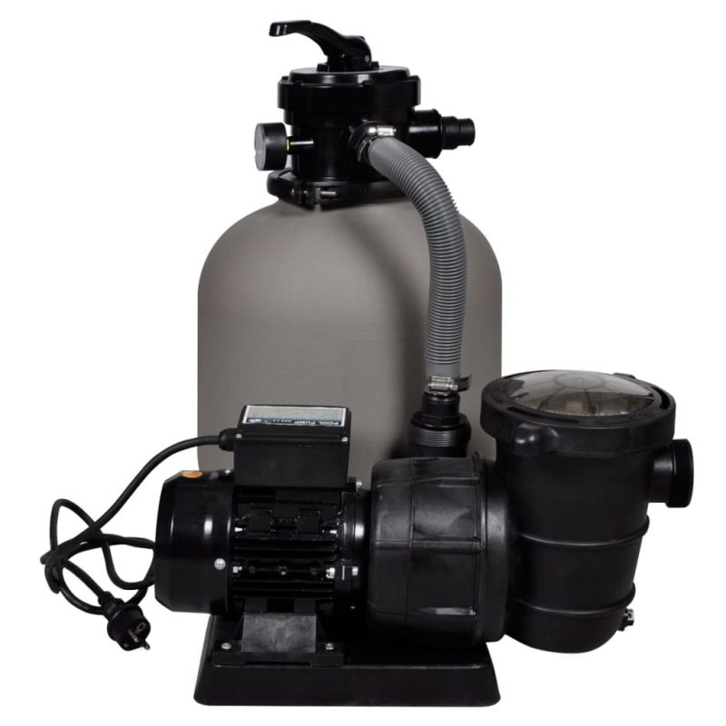 Crpke s pješčanim filtrom 2 kom 600 W 17 000 L/h - Slika 3