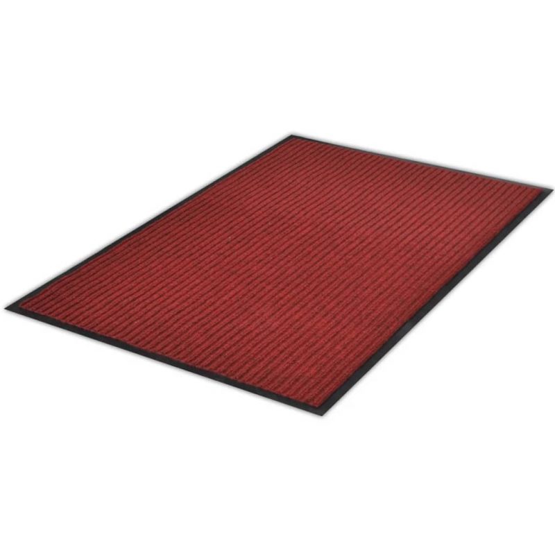 Crveni otirač protiv klizanja za vrata 90 x 120 cm - Slika 4