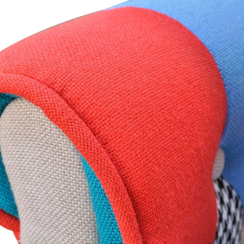 Fotelja s Patchwork Dizajnom Tkanina - Slika 4
