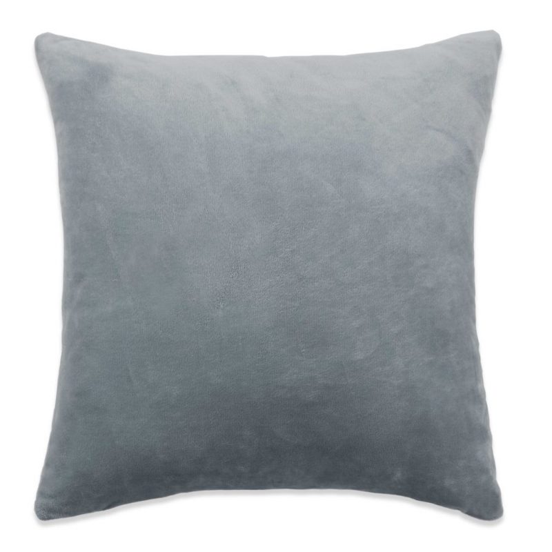 Jastučnice od velura 4 kom  40x40 cm sive - Slika 4
