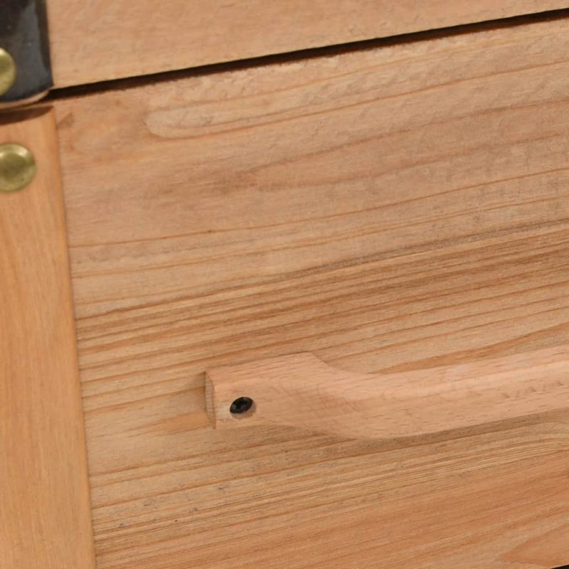 Komoda s ladicama od masivne jelovine 91 x 35 x 73 cm - Slika 3