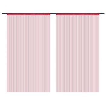 Končane Zavjese 2 kom 100x250 cm Bordo