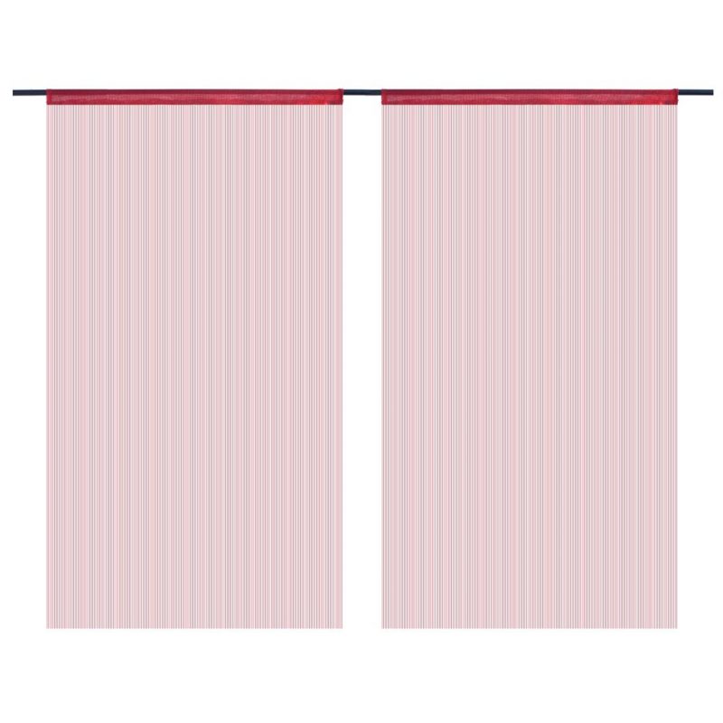 Končane Zavjese 2 kom 100x250 cm Bordo