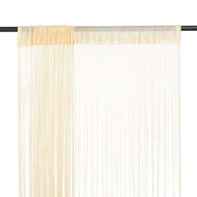 Končane Zavjese 2 kom 100x250 cm Krem