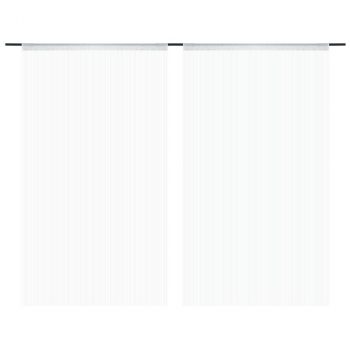 Končane Zavjese 2 kom 140x250 cm Bijele