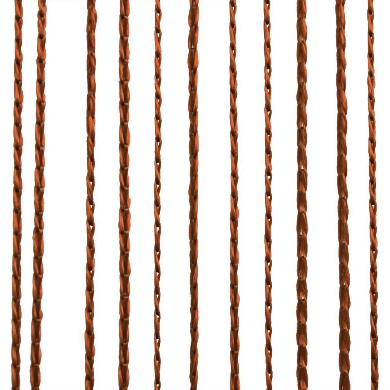 Končane Zavjese 2 kom 140x250 cm Smeđe - Slika 3