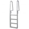 Ljestve za Bazen s 4 Stepenice Aluminijske 170 cm