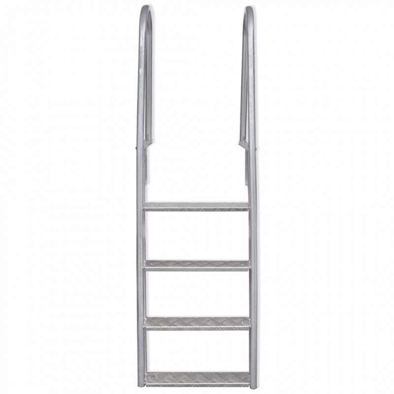 Ljestve za Bazen s 4 Stepenice Aluminijske 170 cm