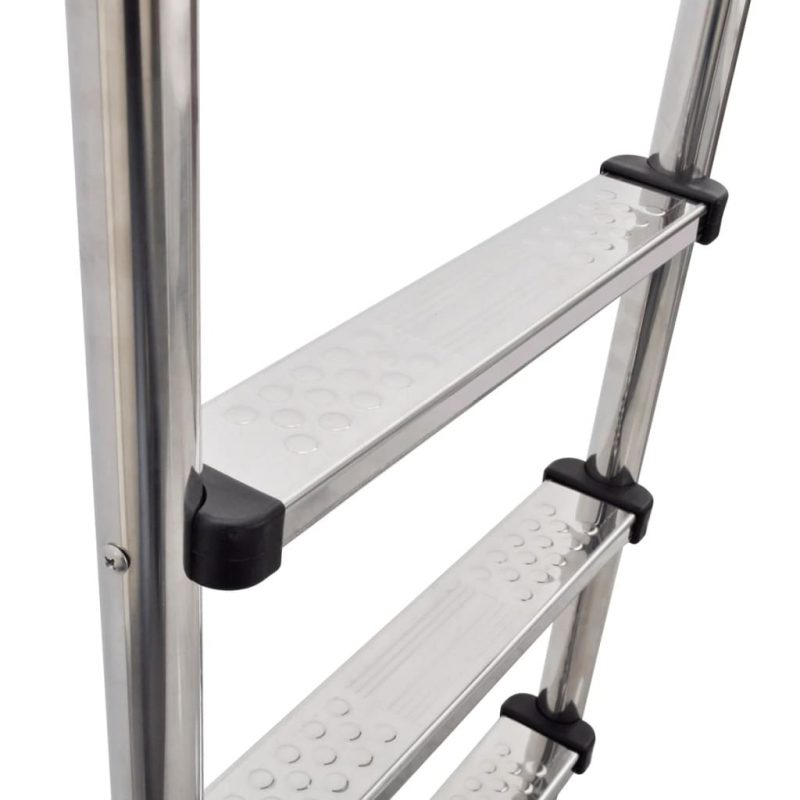 Ljestve za bazen s 3 stepenice od nehrđajućeg čelika 304 120 cm - Slika 3
