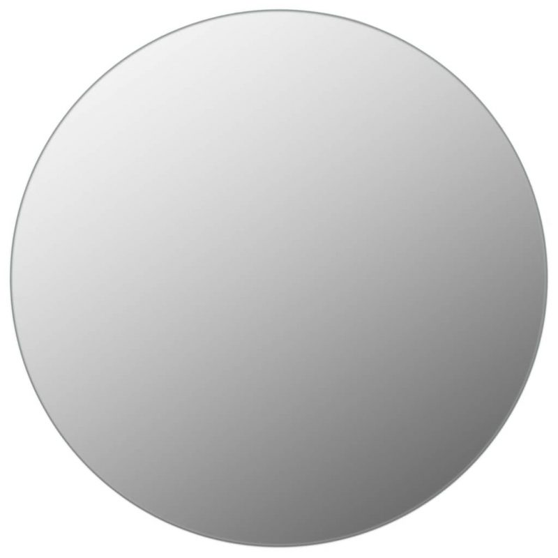 Okruglo zidno ogledalo od stakla 60 cm - Slika 3