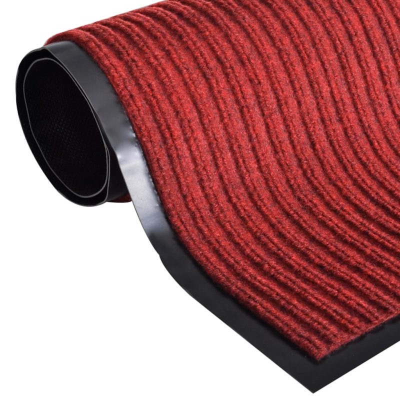Otirač crveni 120 x 220 cm PVC - Slika 3