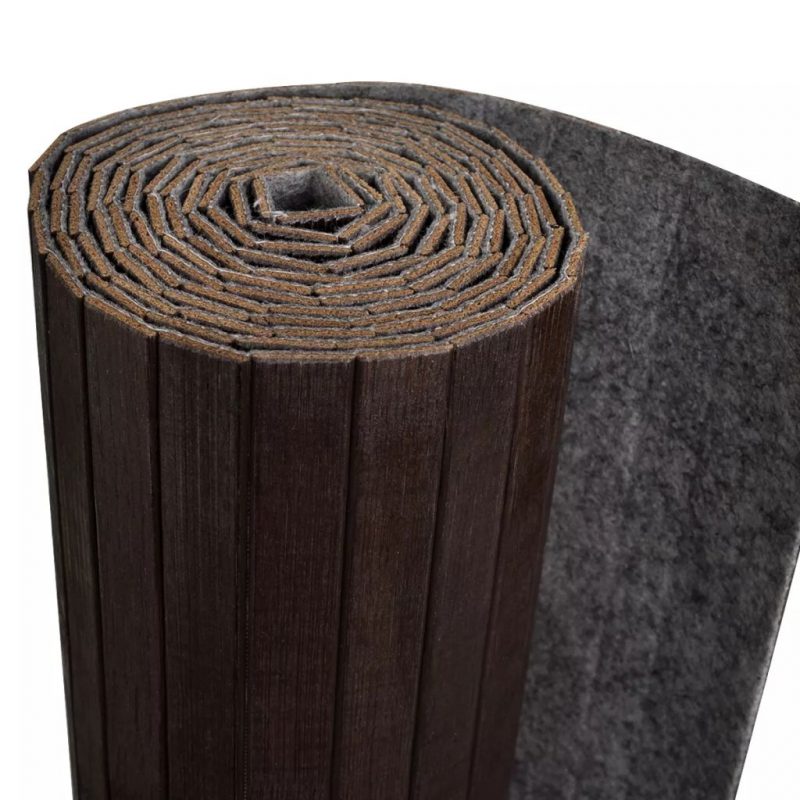 Paravan od Bambusa Tamno Smeđi 250x165 cm - Slika 4