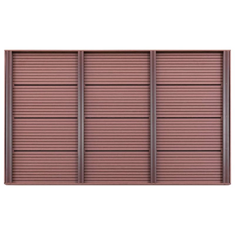 Podni element za solarni tuš smeđi 101 x 63 x 5