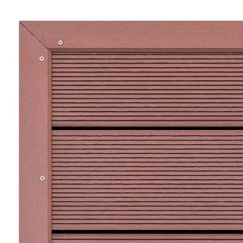 Podni element za solarni tuš smeđi 101 x 63 x 5