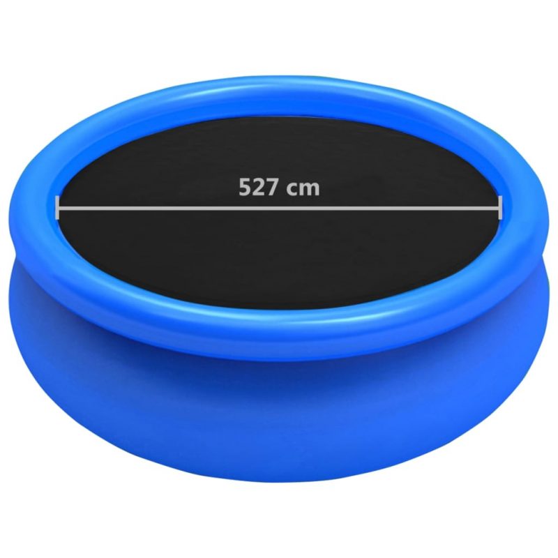 Pokrivač za bazen crni 527 cm PE - Slika 4