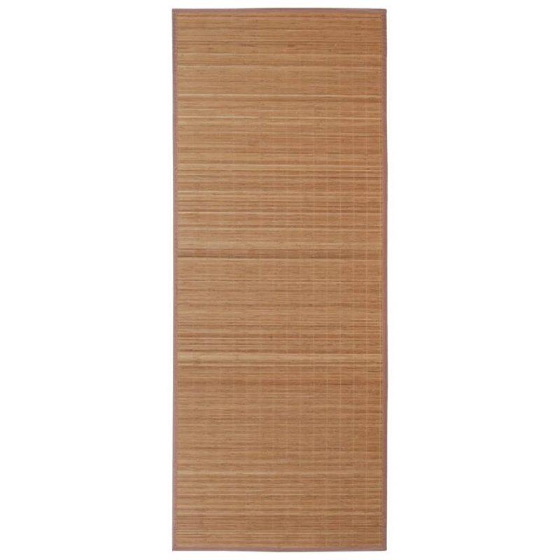 Pravokutni Smeđi Tepih od Bambusa 120 x 180 cm