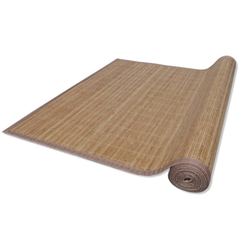 Pravokutni Smeđi Tepih od Bambusa 120 x 180 cm - Slika 3