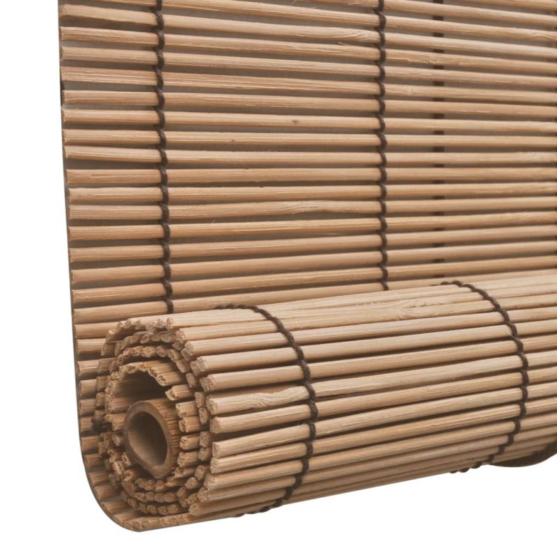 Rolete za zatamnjivanje od bambusa 100x220 cm smeđe - Slika 3