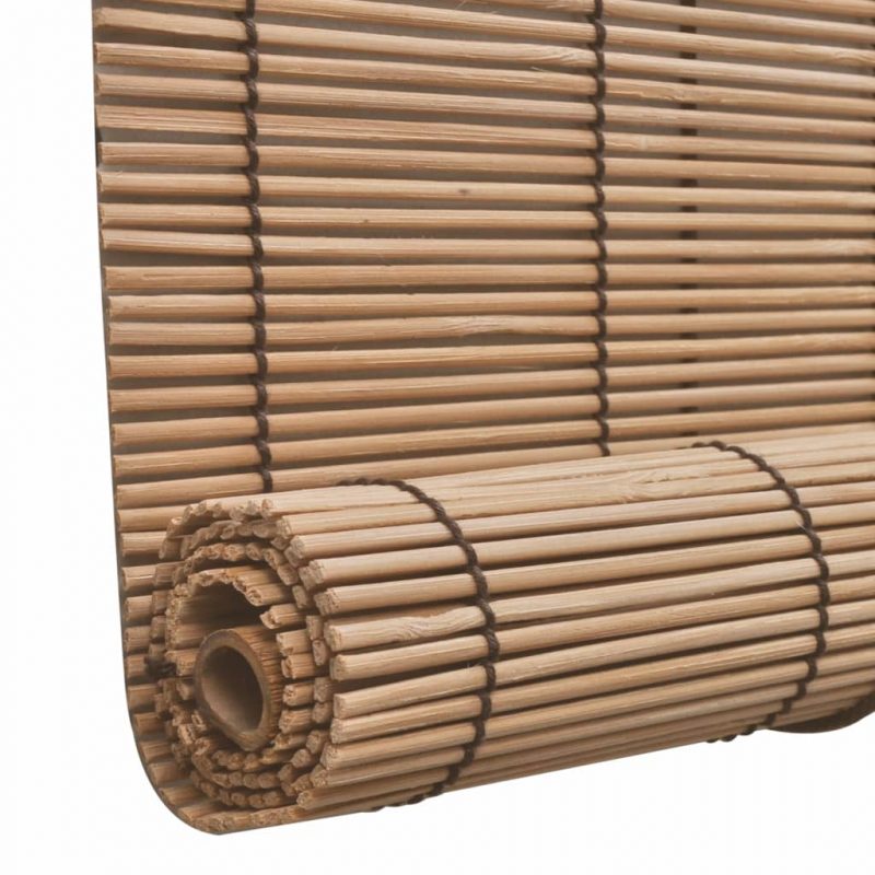 Rolete za zatamnjivanje od bambusa 140x220 cm smeđe - Slika 3