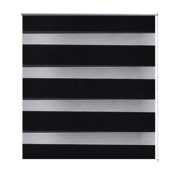 Rolo crne zavjese sa zebrastim linijama 60 x 120 cm