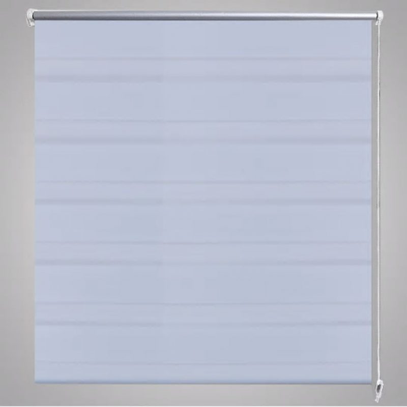 Rolo roleta sa zebrastim linijama 120 x 175 cm Bijela - Slika 4