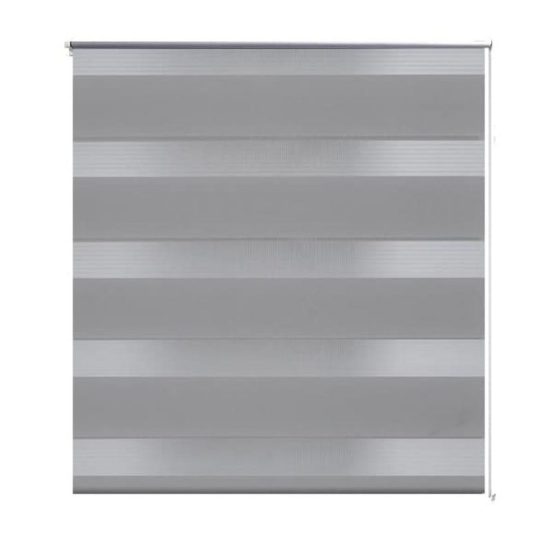 Rolo roleta sa zebrastim linijama 120 x 230 cm Siva