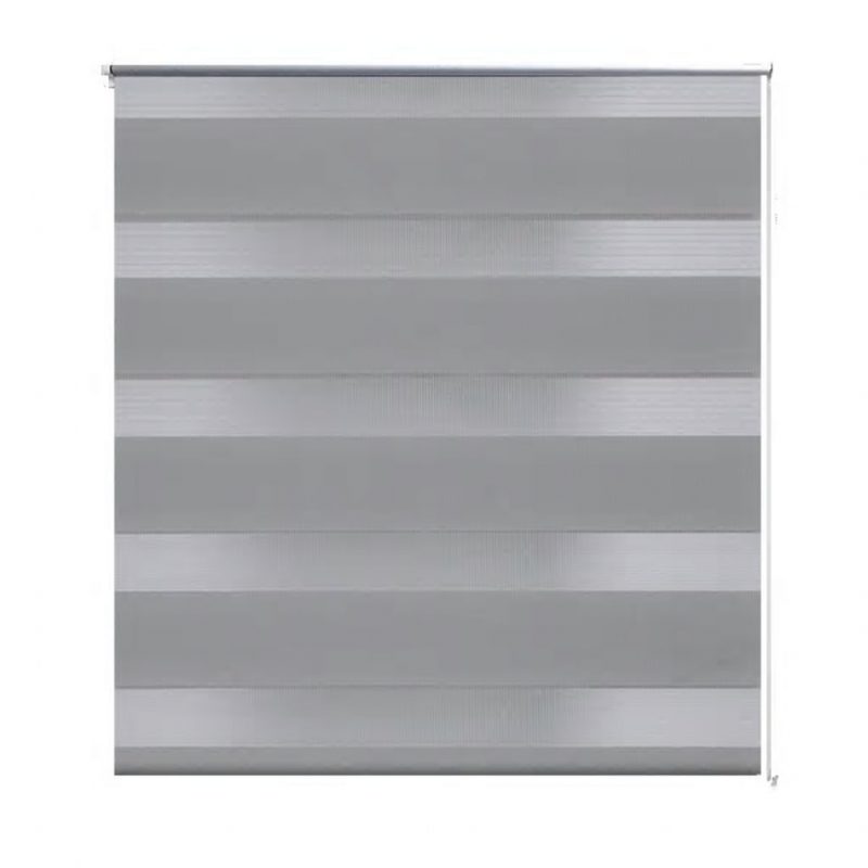 Rolo roleta sa zebrastim linijama 140 x 175 cm Siva