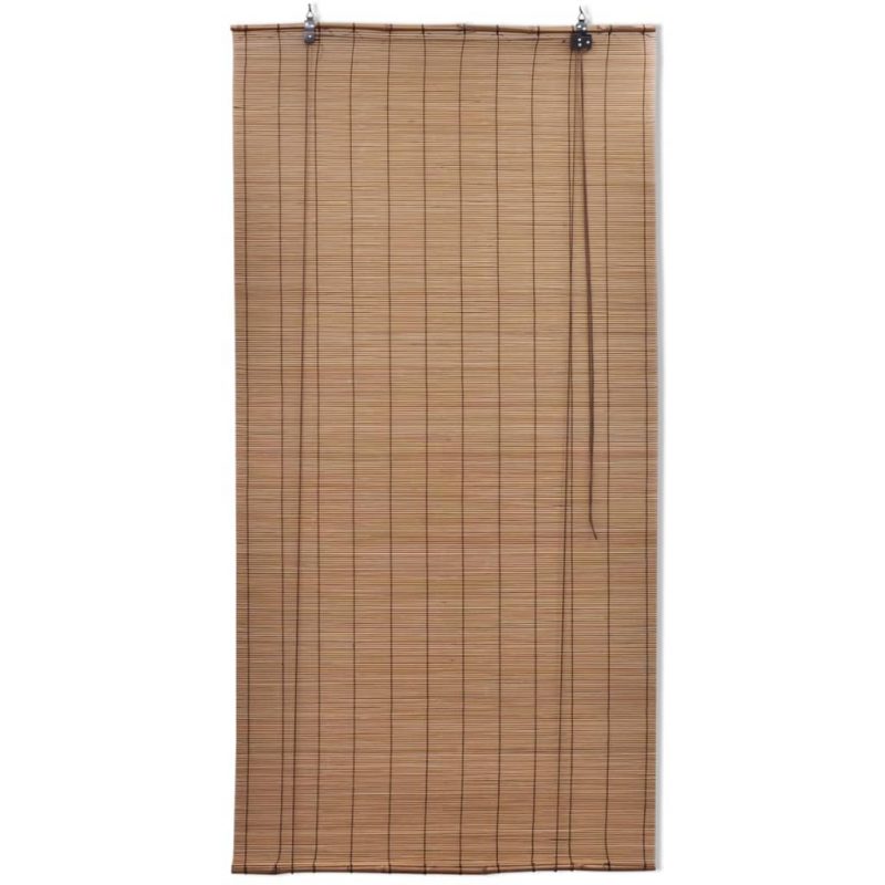Rolo zavjesa od bambusa smeđa boja 140 x 160 cm