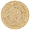 Ručno rađeni pleteni tepih od jute 90 cm