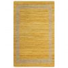 Ručno rađeni tepih od jute žuti 120 x 180 cm