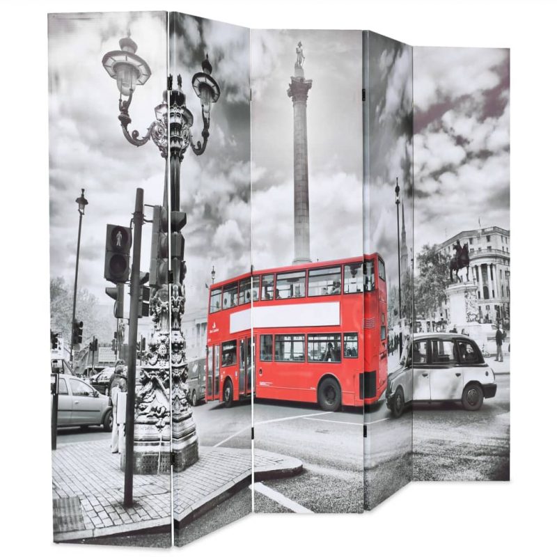 Sklopiva sobna pregrada 200 x 170 cm slika londonskog autobusa - Slika 3