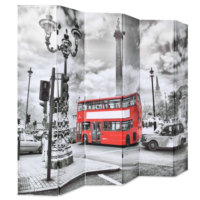 Sklopiva sobna pregrada 228 x 170 cm slika londonskog autobusa - Slika 3