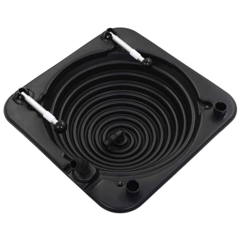 Solarni grijač za bazen 75 x 75 x 36 cm HDPE aluminijski - Slika 3