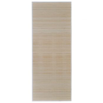 Tepih od bambusa 100 x 160 cm prirodne boje