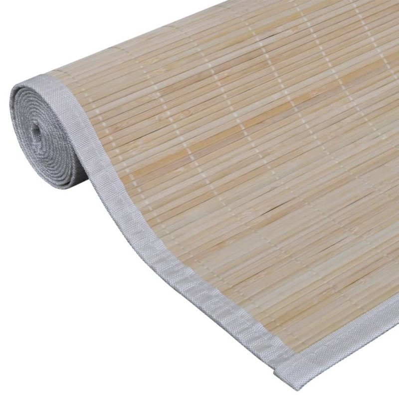 Tepih od bambusa 160 x 230 cm prirodne boje - Slika 4