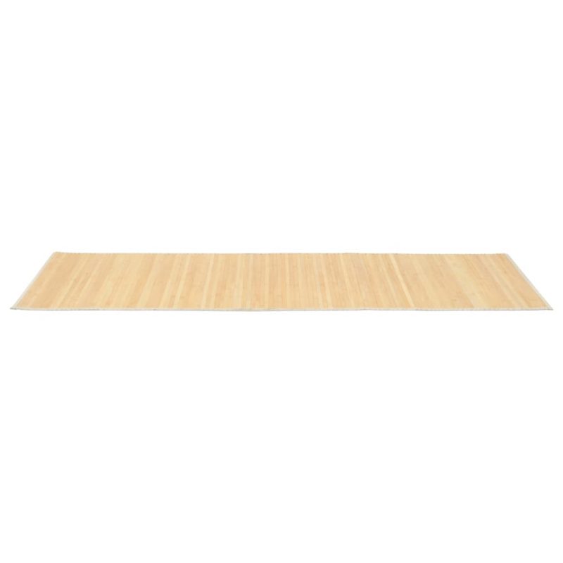 Tepih od bambusa 80 x 200 cm prirodna boja - Slika 3