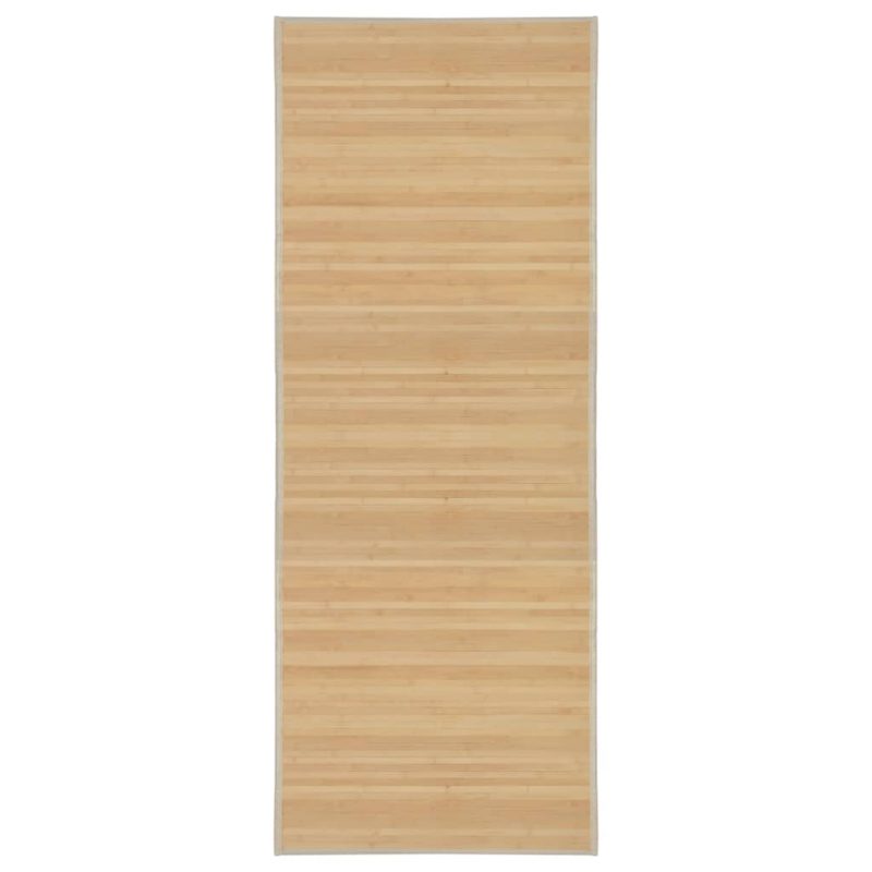 Tepih od bambusa 80 x 200 cm prirodna boja