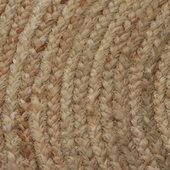 Ukrasni Pleteni Tepih od Jute 90 cm Okrugli