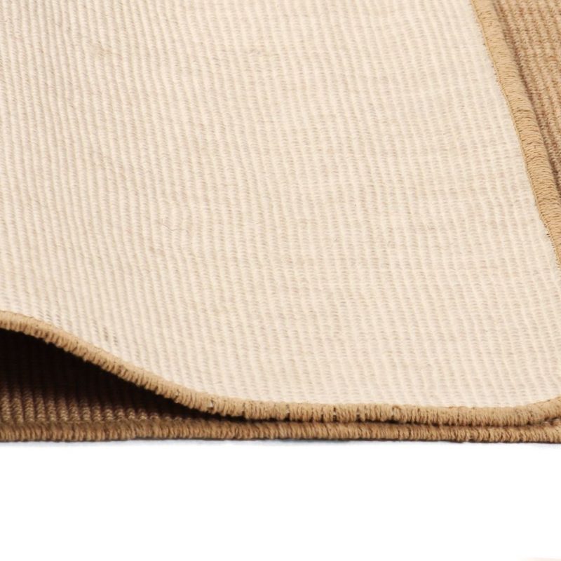 Ukrasni tepih od jute s podlogom od lateksa 120x180 cm prirodne boje - Slika 4