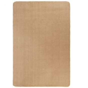 Ukrasni tepih od jute s podlogom od lateksa 140x200 cm  prirodne boje