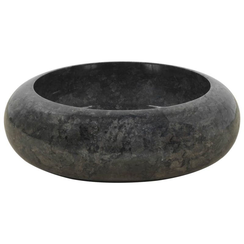 Umivaonik 40 x 12 cm mramorni crni - Slika 3