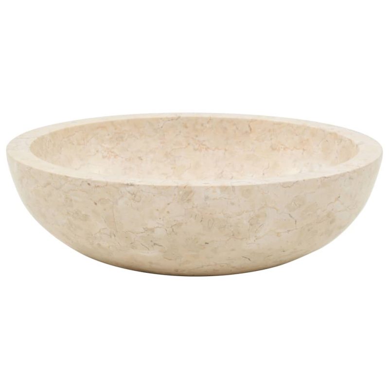 Umivaonik 40 x 12 cm mramorni krem - Slika 3