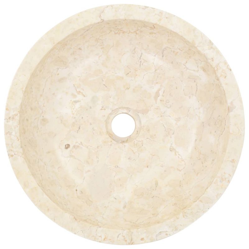 Umivaonik 40 x 12 cm mramorni krem - Slika 4