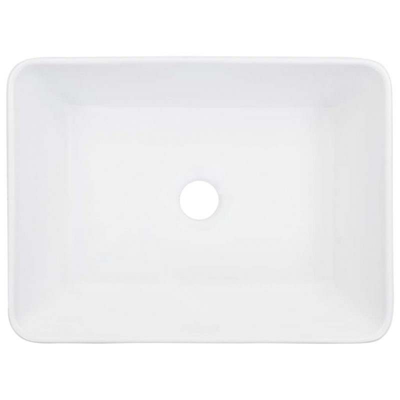 Umivaonik 40 x 30 x 13 cm keramički bijeli - Slika 3