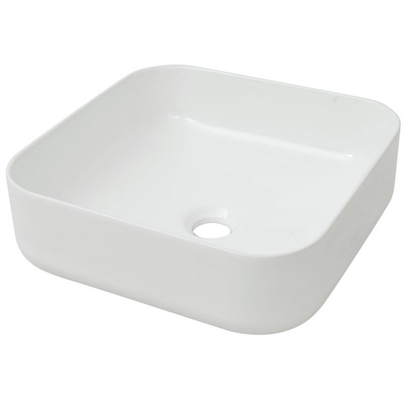Umivaonik Pravokutni Keramički Bijeli 38x38x13
