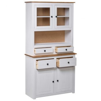 Visoka komoda bijela 93x40