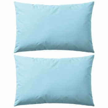 Vrtni jastuci 2 kom 60 x 40 cm svjetlo plavi