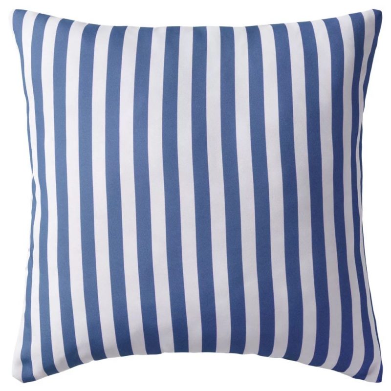 Vrtni jastuci s prugastim uzorkom 4 kom 45 x 45 cm mornarsko plavi - Slika 3