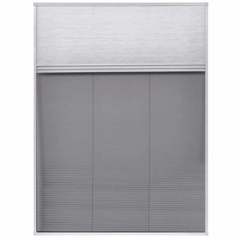 Zaslon Protiv Insekata za Prozore Aluminijski 60x80 cm sa Sjenilom - Slika 3