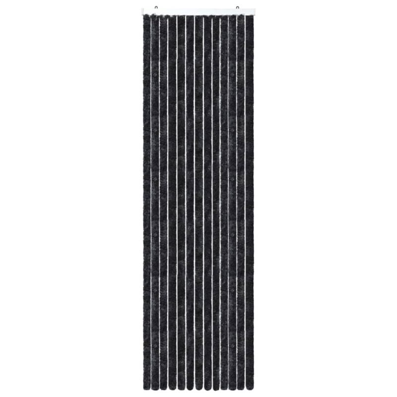 Zastor protiv insekata antracit 56 x 185 cm šenil - Slika 4